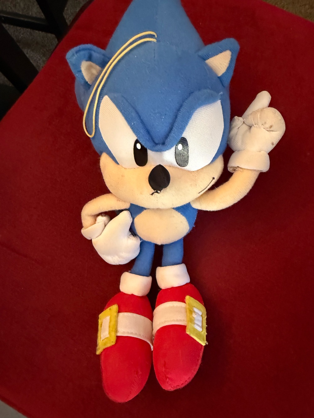 Sonic the Hedgehog Blue Plush Toy by - Soft Kids Character Figure